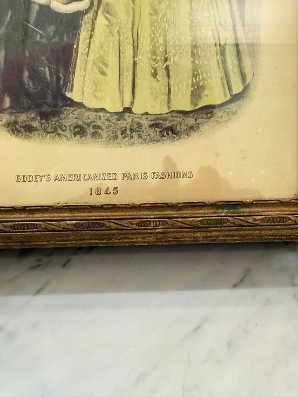 Rare antique Godey’s jewelry box dating to 1845 — over 175 years old!